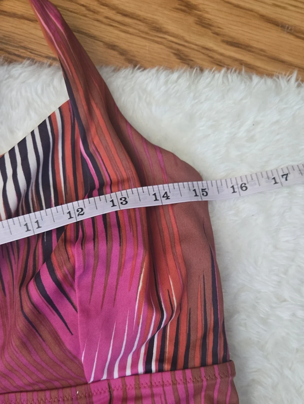 Athleta Tankini Swim Top, Womens Size 36D/DD